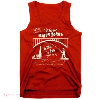 New River Gorge Appalachian Mountains Tank Top