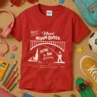 New River Gorge Appalachian Mountains Kids T-Shirt thumb 3