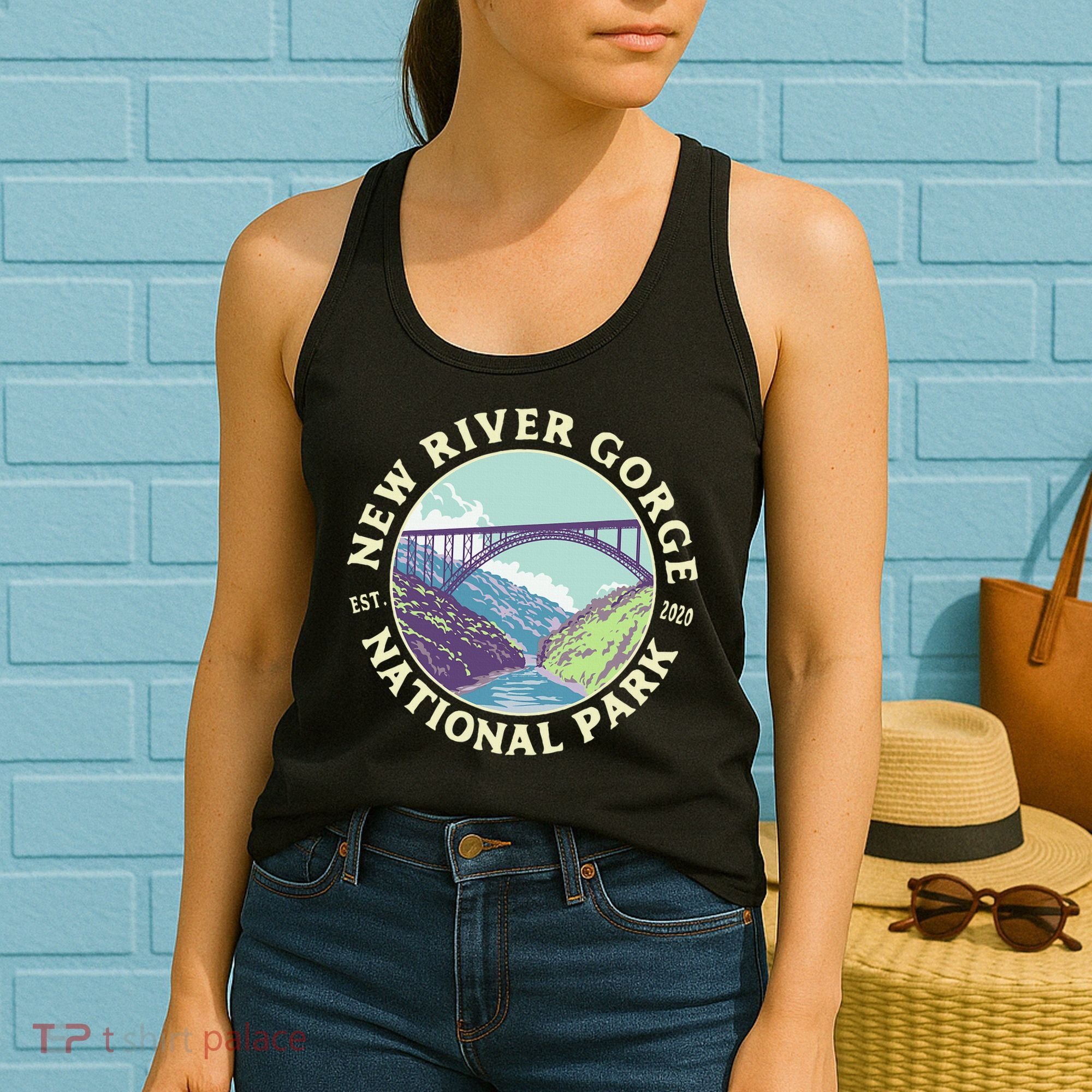 New River Gorge National Park And Preserve West Virginia Women's Tank Top