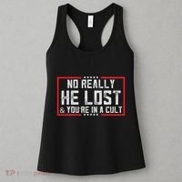 No Really He Lost & YouRe In A Cult Women's Tank Top thumb 3