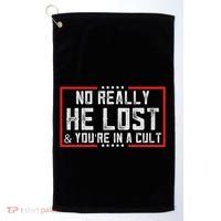 No Really He Lost & YouRe In A Cult Golf Towel thumb 0