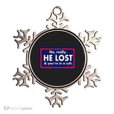No Really He Lost & You're In A Cult. Ornament