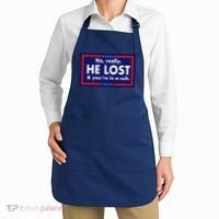 No Really He Lost & You're In A Cult. Apron thumb 2