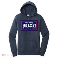 No Really He Lost & You're In A Cult. Women's Hoodie thumb 0