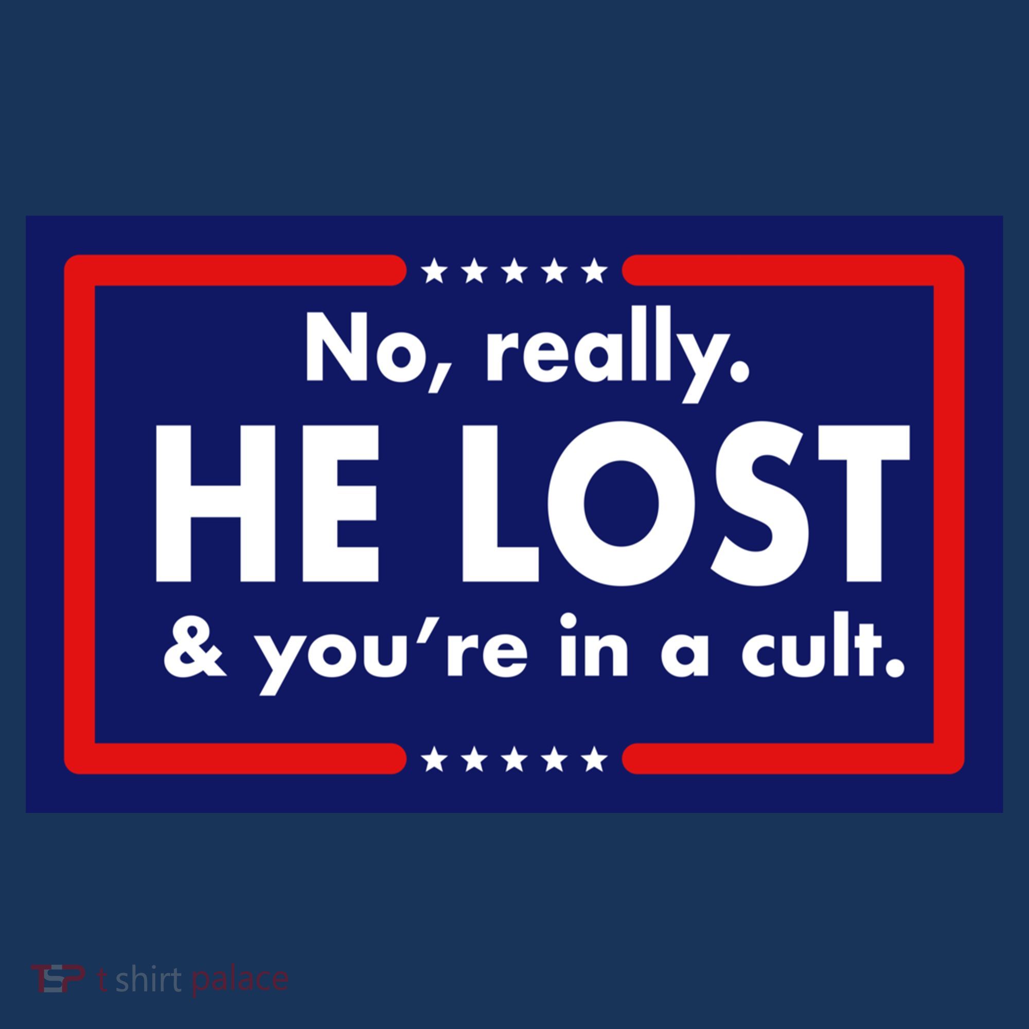 No Really He Lost & You're In A Cult. Mousepad