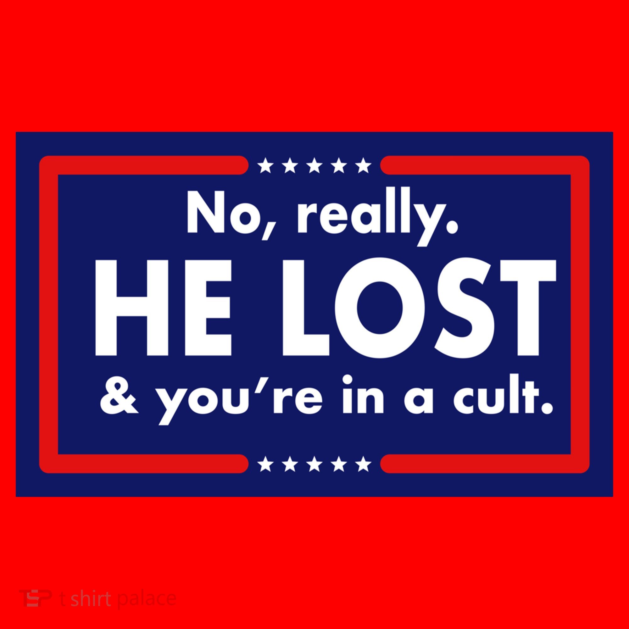 No Really He Lost & You're In A Cult. Santa Hat
