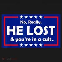 No Really He Lost & You're In A Cult Coaster thumb 2