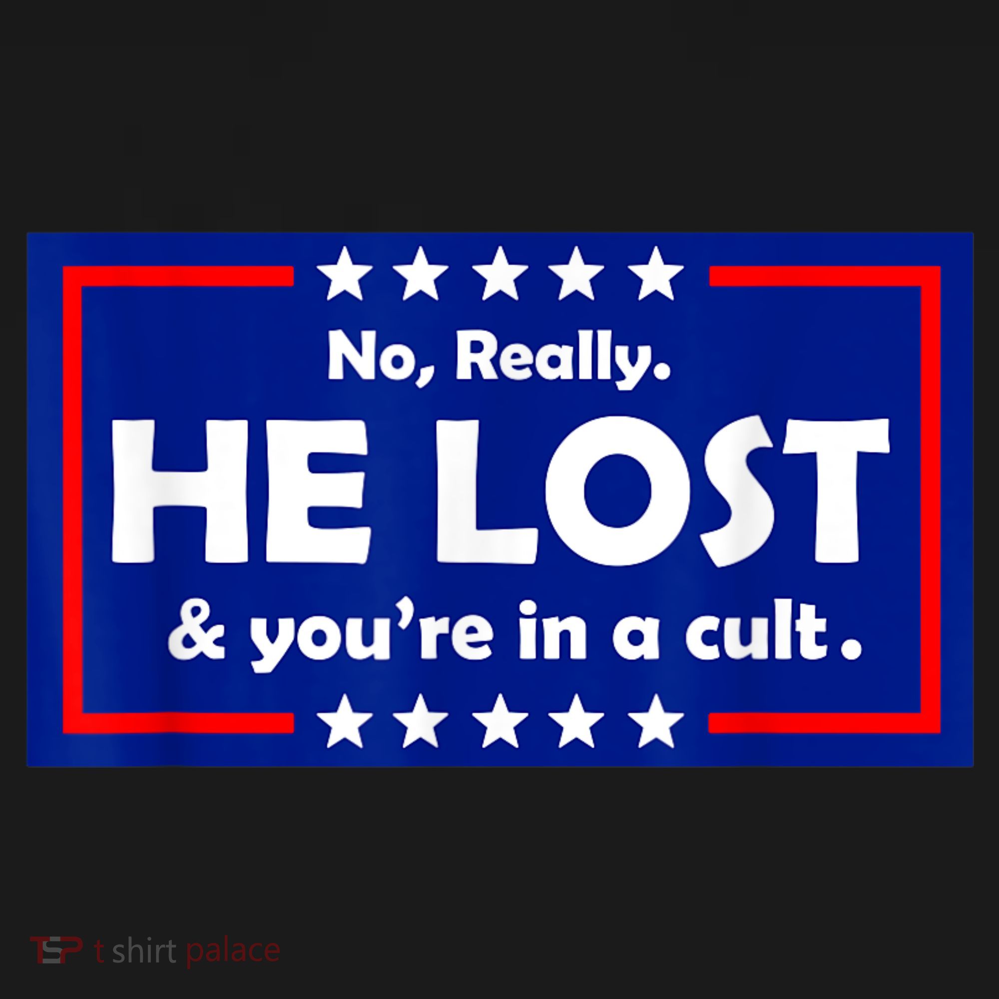 No Really He Lost & You're In A Cult Coaster