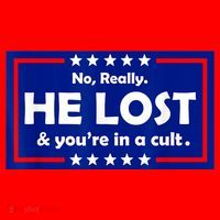 No Really He Lost & You're In A Cult Santa Hat thumb 1