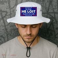 No Really He Lost & You're In A Cult Bucket Hat thumb 2