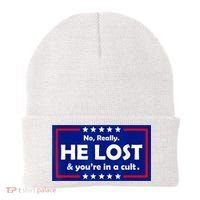 No Really He Lost & You're In A Cult Beanie thumb 0