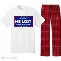 No Really He Lost & You're In A Cult Pajama Set thumb 0