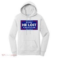 No Really He Lost & You're In A Cult Women's Hoodie thumb 0