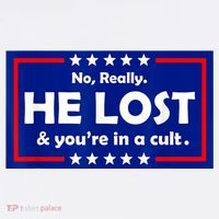 No Really He Lost & You're In A Cult Kids Long Sleeve Plaid Pajama Set thumb 2