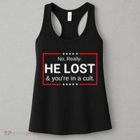No Really He Lost & Youre In A Cult. Women's Tank Top thumb 3