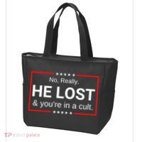 No Really He Lost & Youre In A Cult. Tote Bag thumb 3