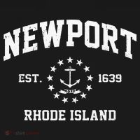Newport Rhode Island RI Vintage State Athletic Style T-Shirt thumb 7