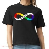 Neurodiversity Rainbow Infinity Symbol Comfort Colors Boxy T-Shirt thumb 0