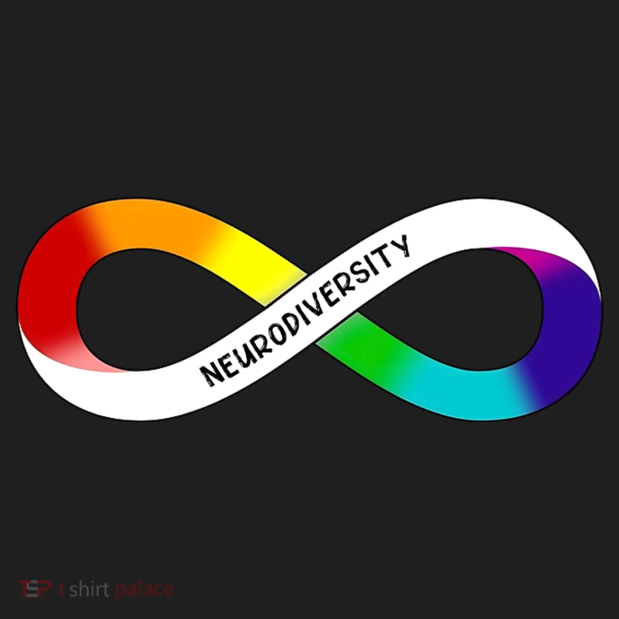 Neurodiversity Rainbow Infinity Symbol Women's Sweatshirt