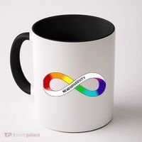 Neurodiversity Rainbow Infinity Symbol Coffee Mug thumb 0