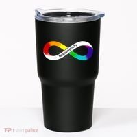 Neurodiversity Rainbow Infinity Symbol Tumbler thumb 0