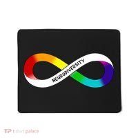 Neurodiversity Rainbow Infinity Symbol Mousepad thumb 0