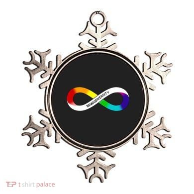 Neurodiversity Rainbow Infinity Symbol Ornament