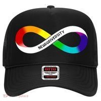 Neurodiversity Rainbow Infinity Symbol Hat thumb 0
