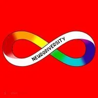 Neurodiversity Rainbow Infinity Symbol Santa Hat thumb 1