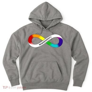 Neurodiversity Rainbow Infinity Symbol Hoodie