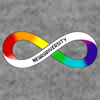 Neurodiversity Rainbow Infinity Symbol Long Sleeve Shirt thumb 2