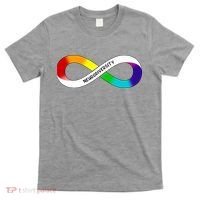 Neurodiversity Rainbow Infinity Symbol T-Shirt thumb 0