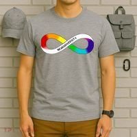 Neurodiversity Rainbow Infinity Symbol T-Shirt thumb 6