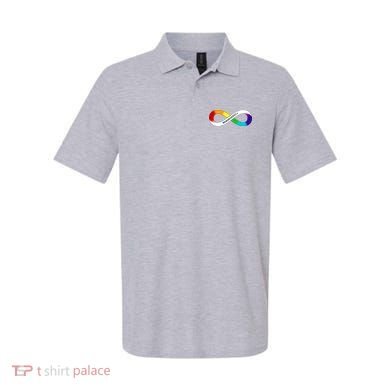 Neurodiversity Rainbow Infinity Symbol Polo
