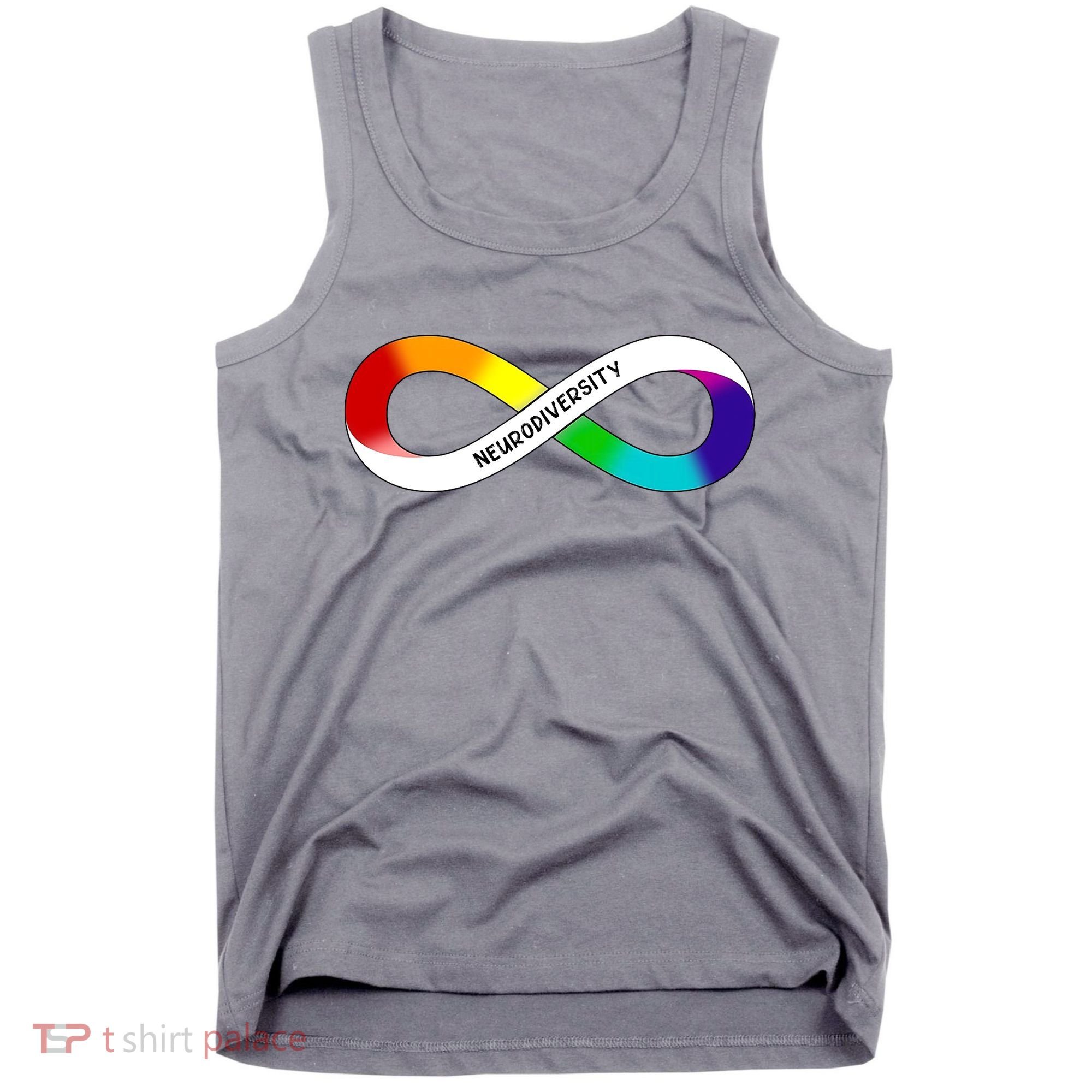 Neurodiversity Rainbow Infinity Symbol Tank Top