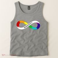 Neurodiversity Rainbow Infinity Symbol Tank Top thumb 2