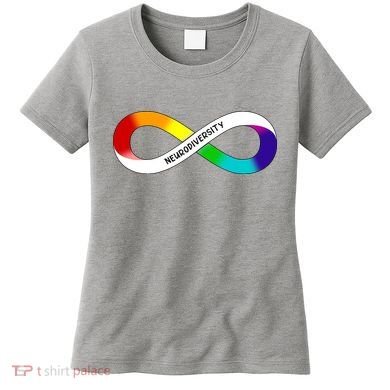 Neurodiversity Rainbow Infinity Symbol Women's T-Shirt