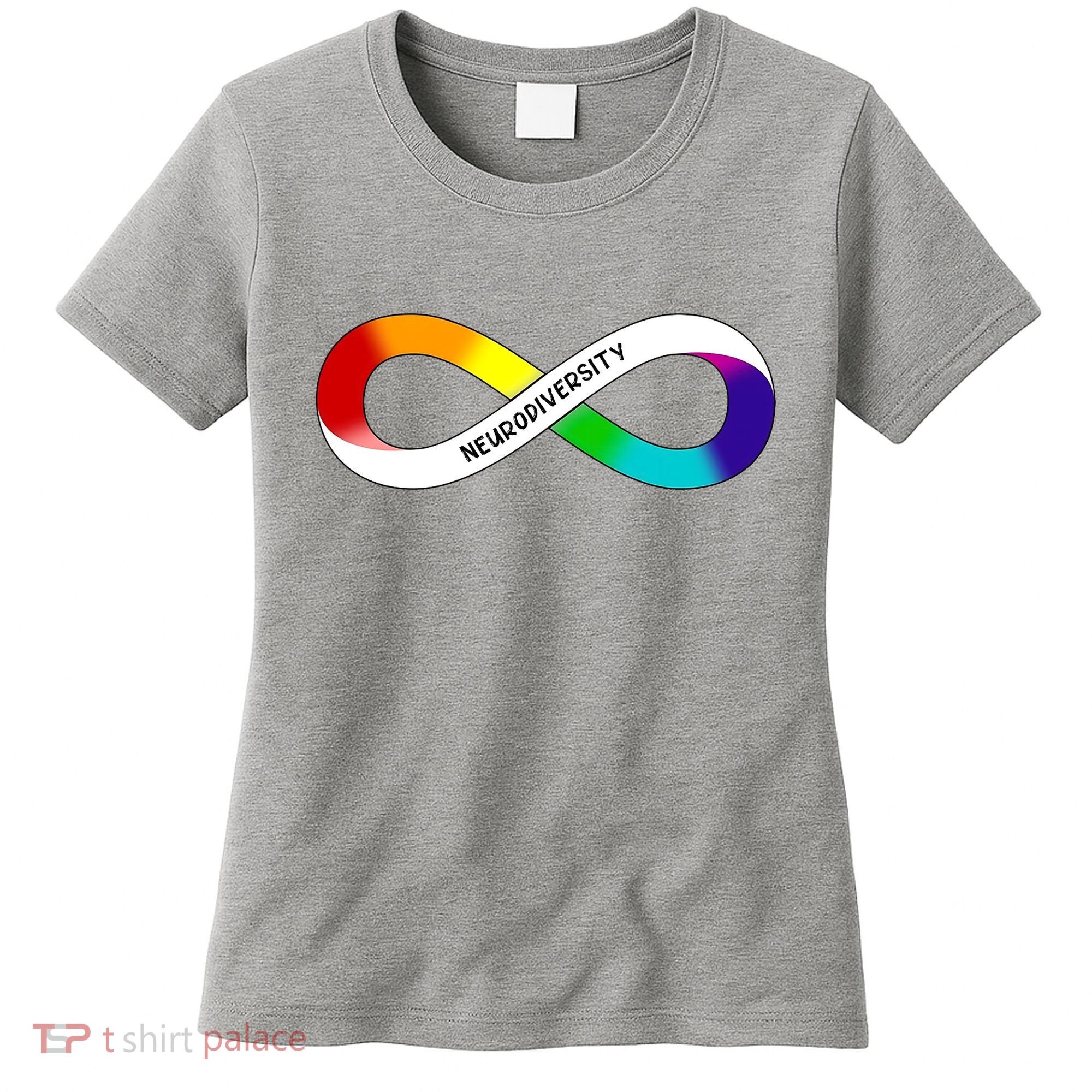 Neurodiversity Rainbow Infinity Symbol Women's T-Shirt
