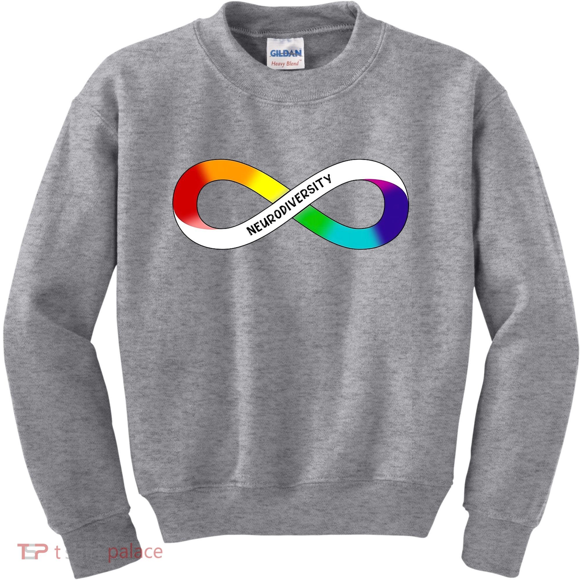 Neurodiversity Rainbow Infinity Symbol Kids Sweatshirt