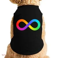 Neurodiversity Rainbow Infinity Autism Doggie Tank thumb 0