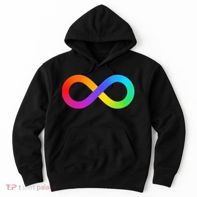 Neurodiversity Rainbow Infinity Autism Hoodie