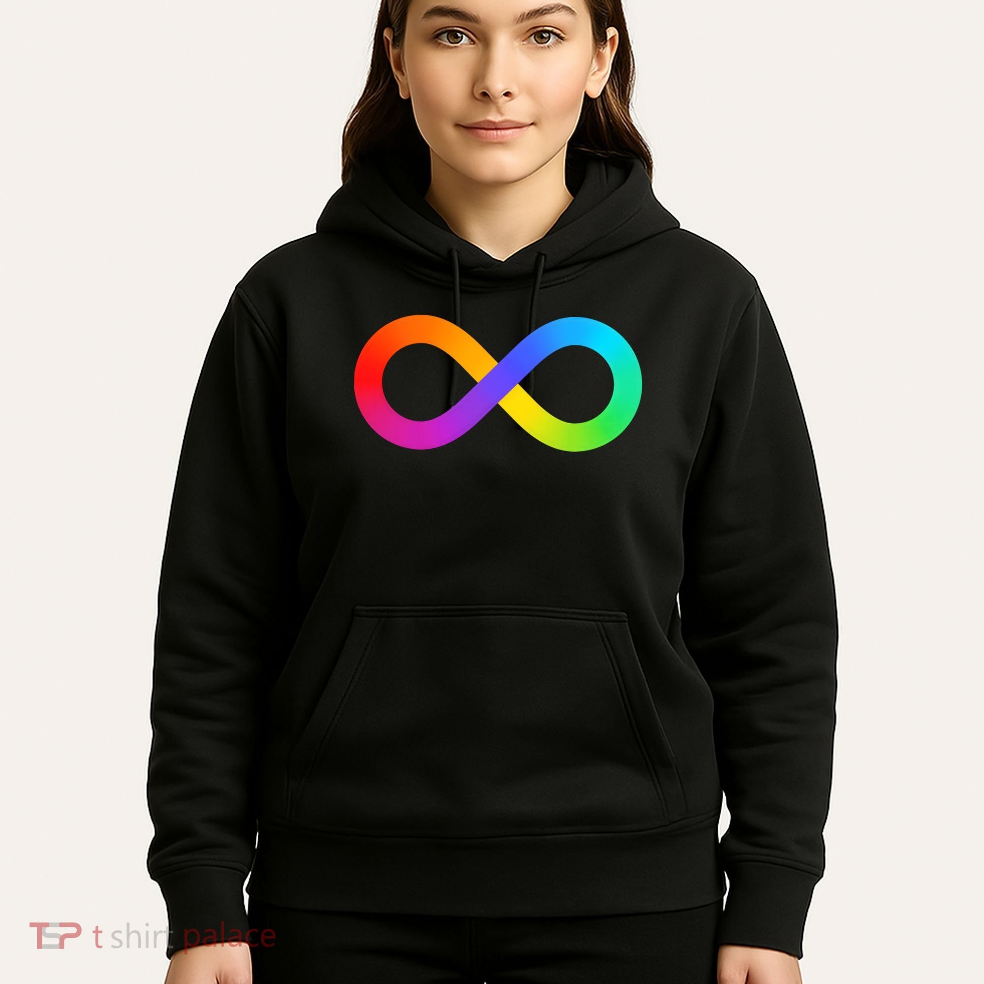 Neurodiversity Rainbow Infinity Autism Hoodie