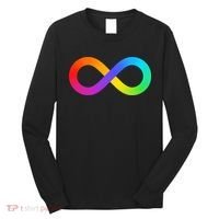 Neurodiversity Rainbow Infinity Autism Long Sleeve Shirt thumb 0