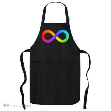 Neurodiversity Rainbow Infinity Autism Apron