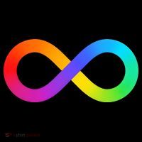 Neurodiversity Rainbow Infinity Autism Apron thumb 3
