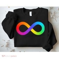 Neurodiversity Rainbow Infinity Autism Sweatshirt thumb 2