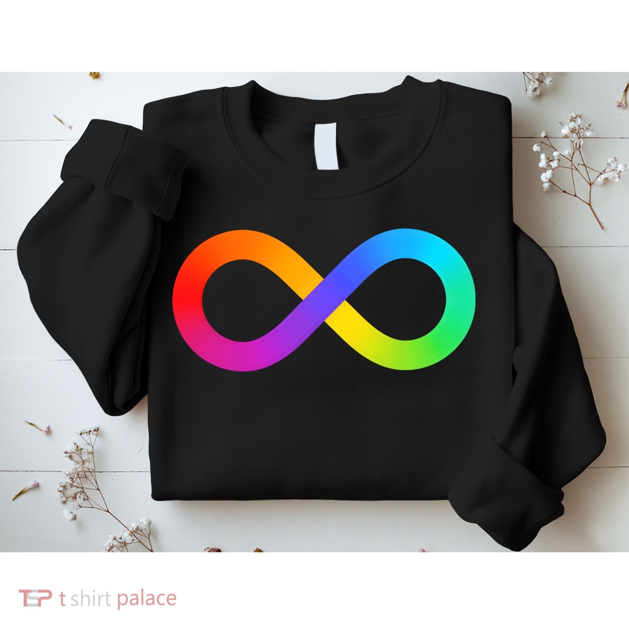 Neurodiversity Rainbow Infinity Autism Sweatshirt