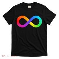 Neurodiversity Rainbow Infinity Autism T-Shirt thumb 0
