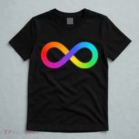 Neurodiversity Rainbow Infinity Autism T-Shirt thumb 5