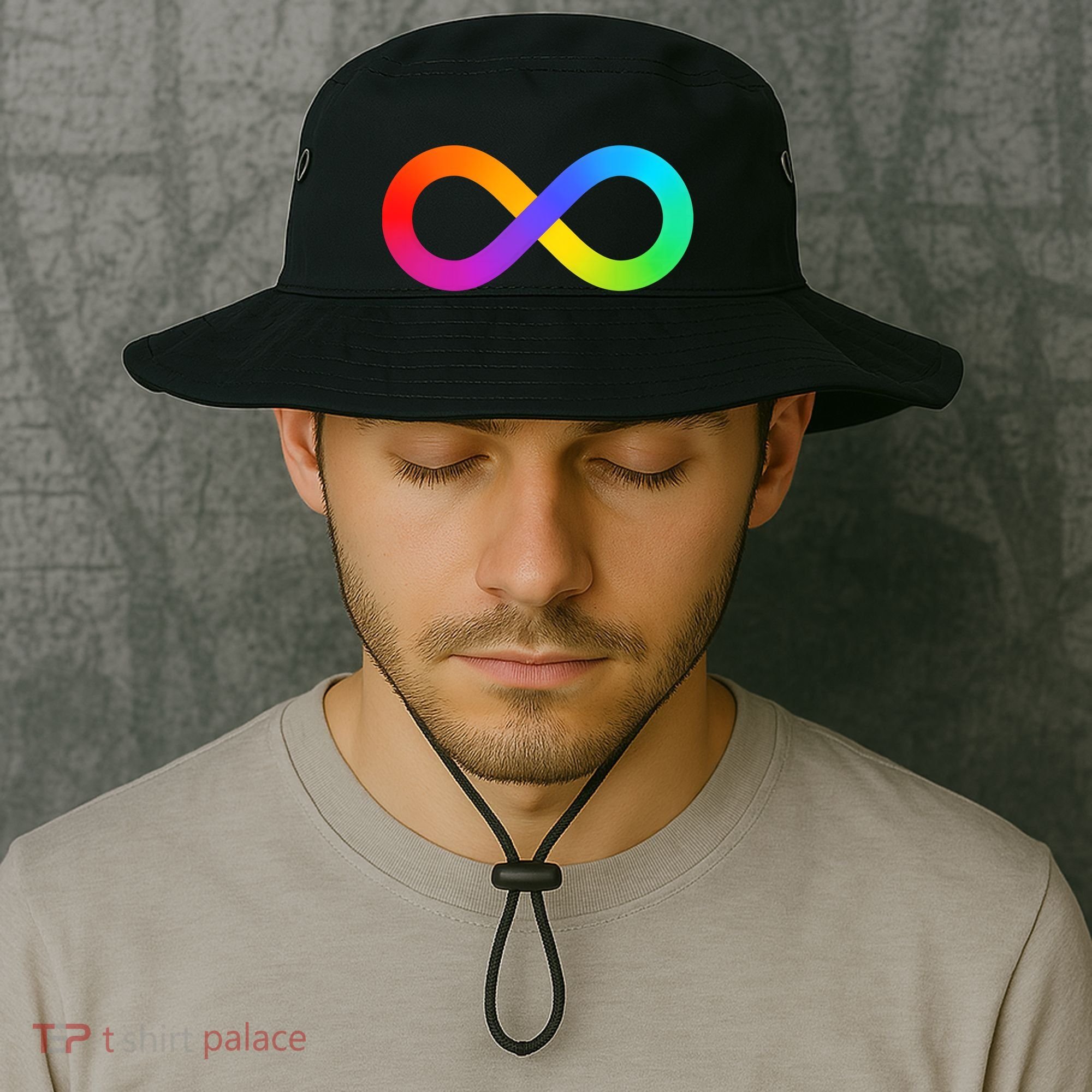 Neurodiversity Rainbow Infinity Autism Bucket Hat